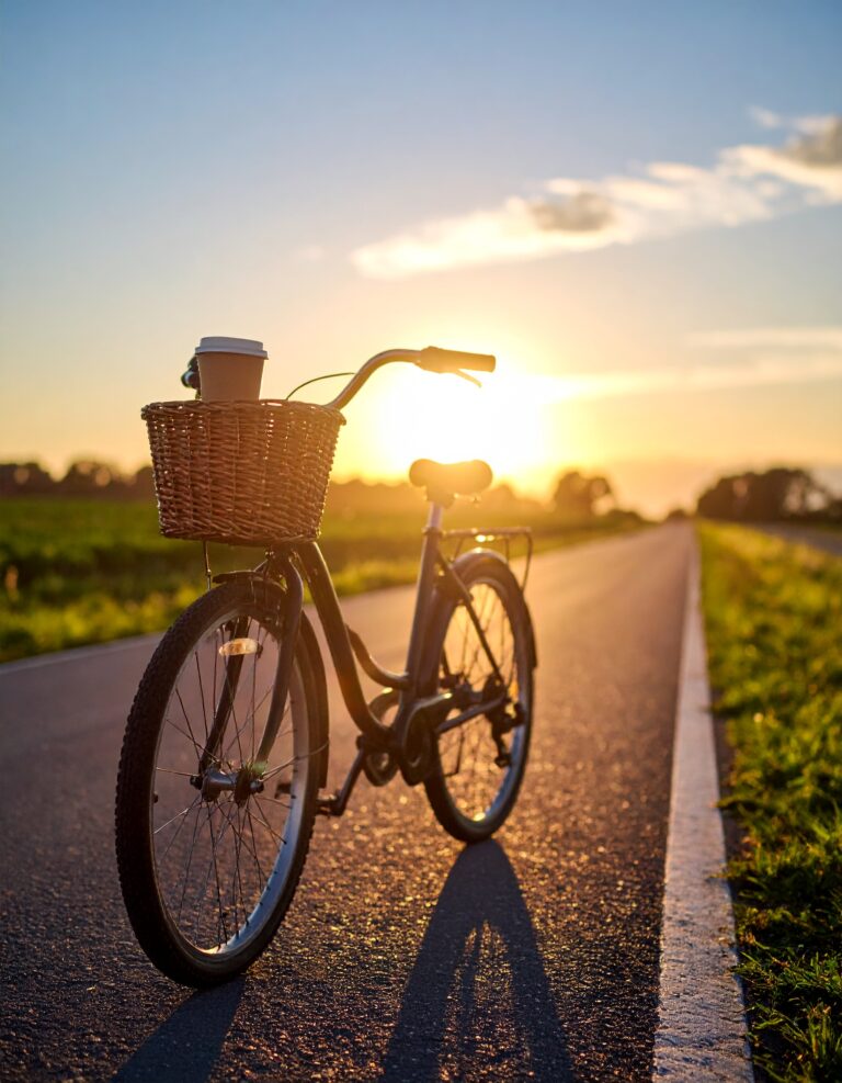 Cykeltur i sommarkväll